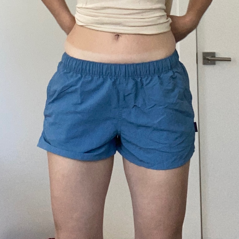 Patagonia Barely-There Baggies Blue Size Small